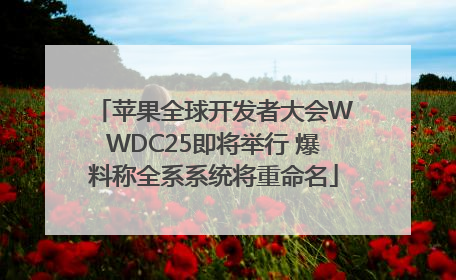 苹果全球开发者大会WWDC25即将举行 爆料称全系系统将重命名